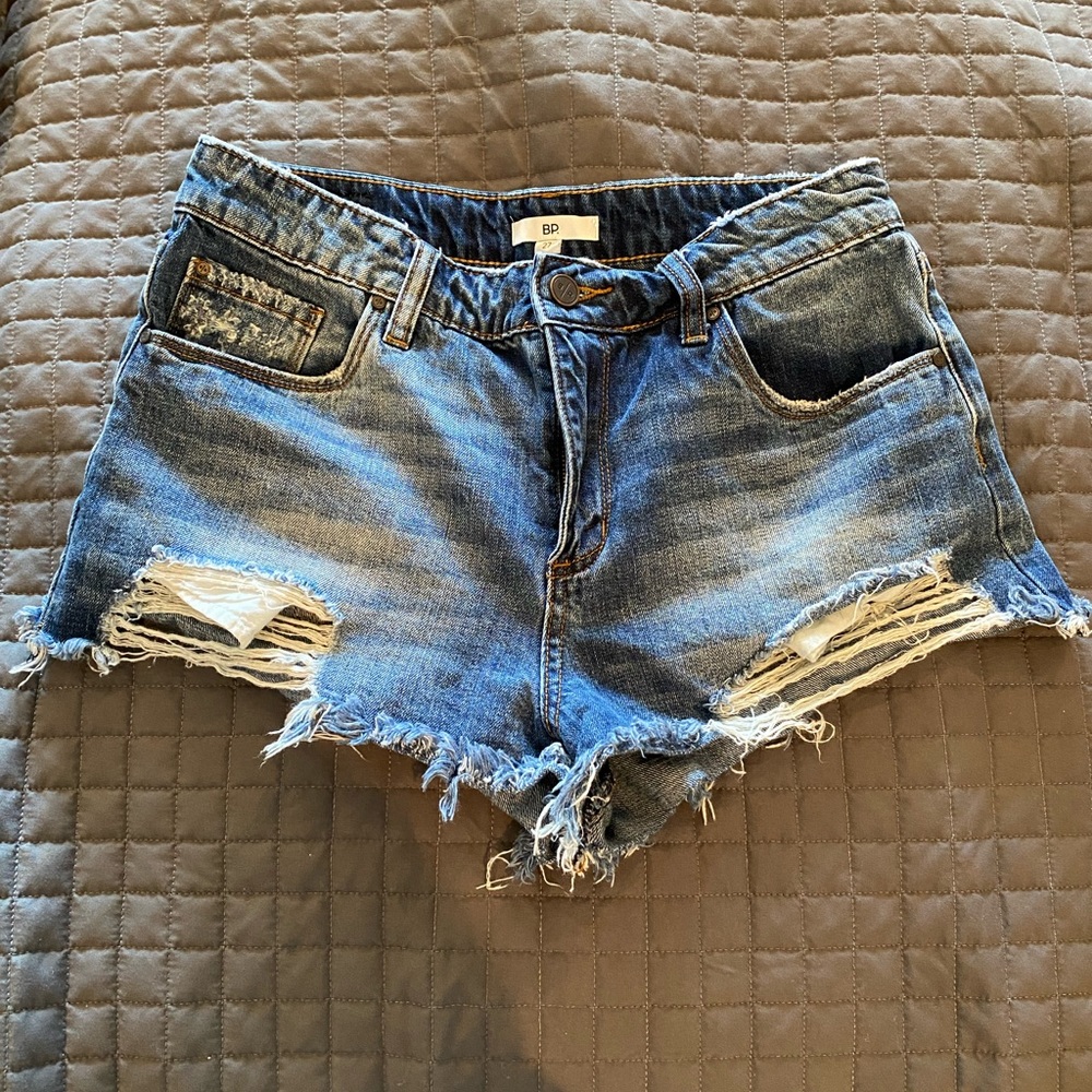 Denim shorts